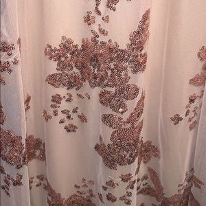 Rose Gold Prom Dress